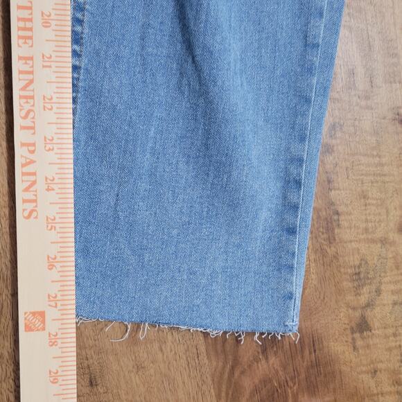 NWT No Boundaries Super High Rise Straight Jeans Size13 32x27 Buttonfly Distress - Picture 12 of 14